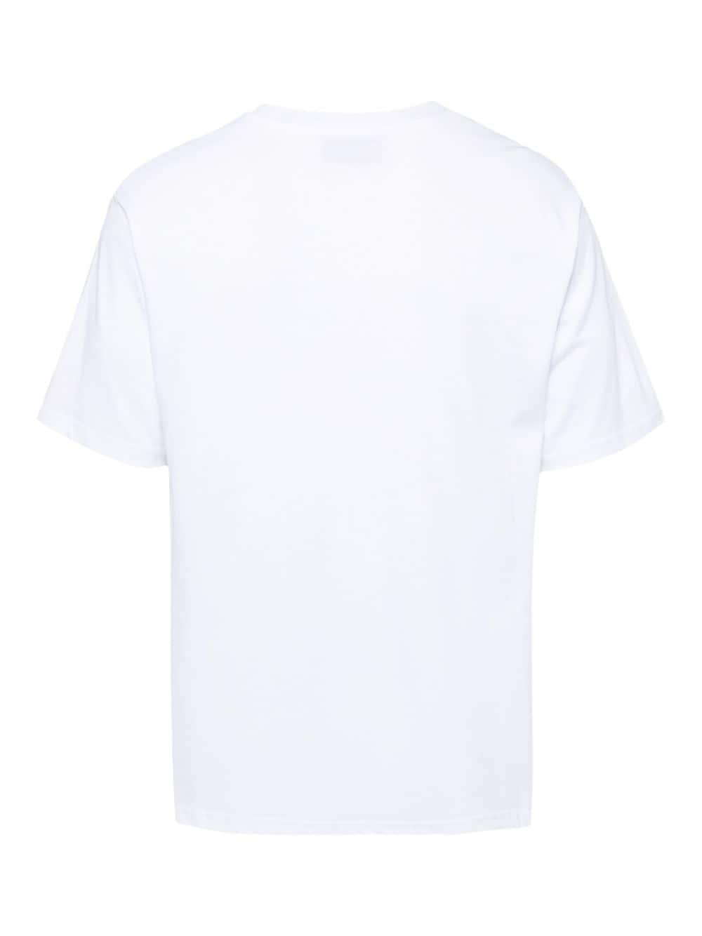 Fiorucci Mouth katoenen T-shirt met print - Wit