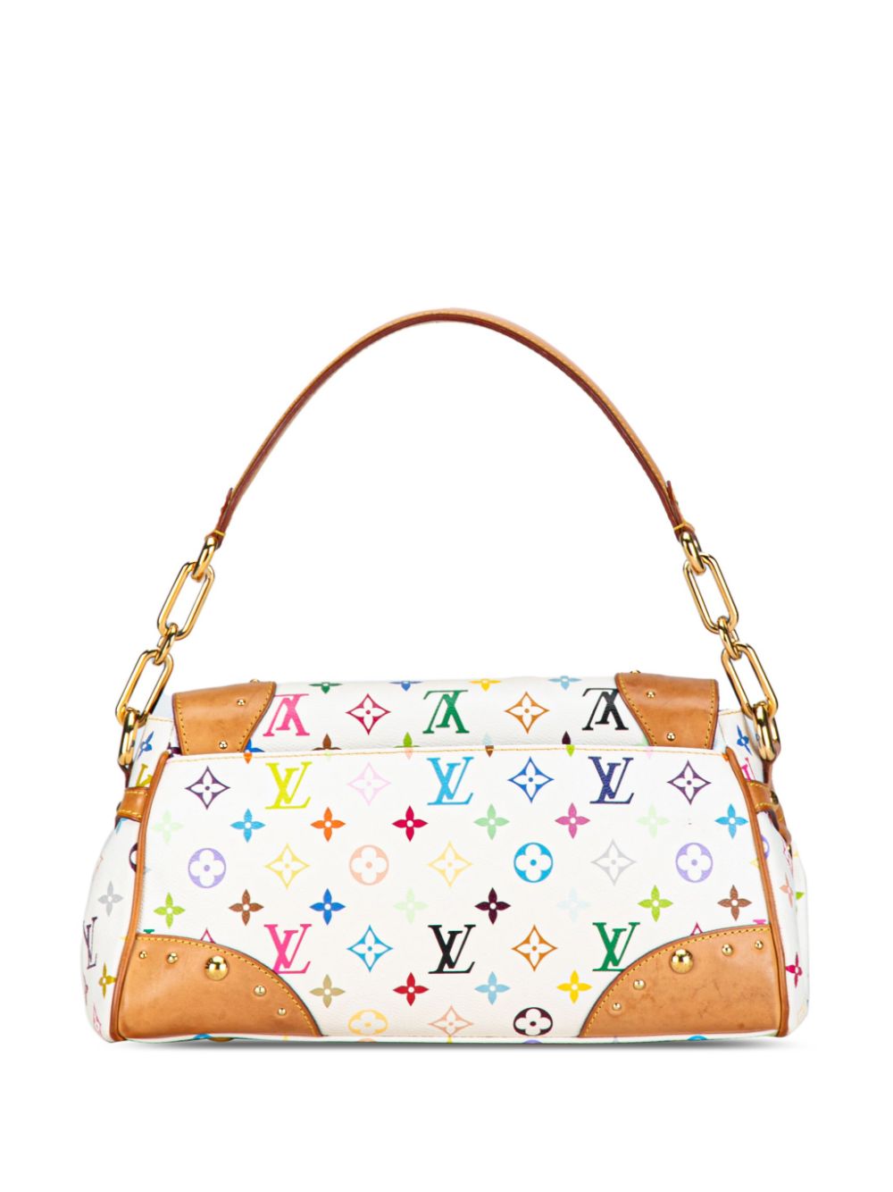 Louis Vuitton Pre-Owned 2008 Monogram Multicolore Beverly MM schoudertas - Wit