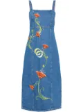 Kitri Ursula midi dress - Blue