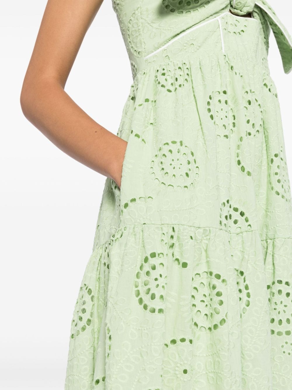 Shop Kitri Immy Maxi Dress In Green