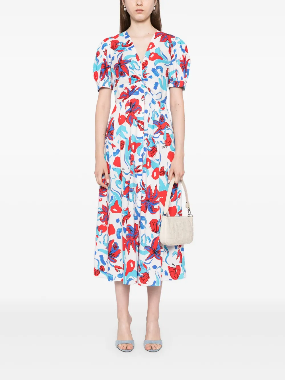 DVF Diane von Furstenberg Heather jurk - Wit
