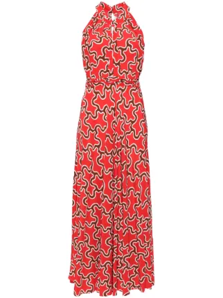DVF Diane Von Furstenberg Nyck ドレス | レッド | FARFETCH JP