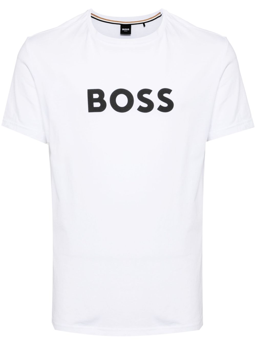 Shop Hugo Boss Logo-print T-shirt In Weiss