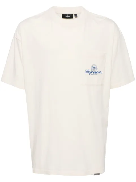 Represent t-shirt en coton à logo brodé