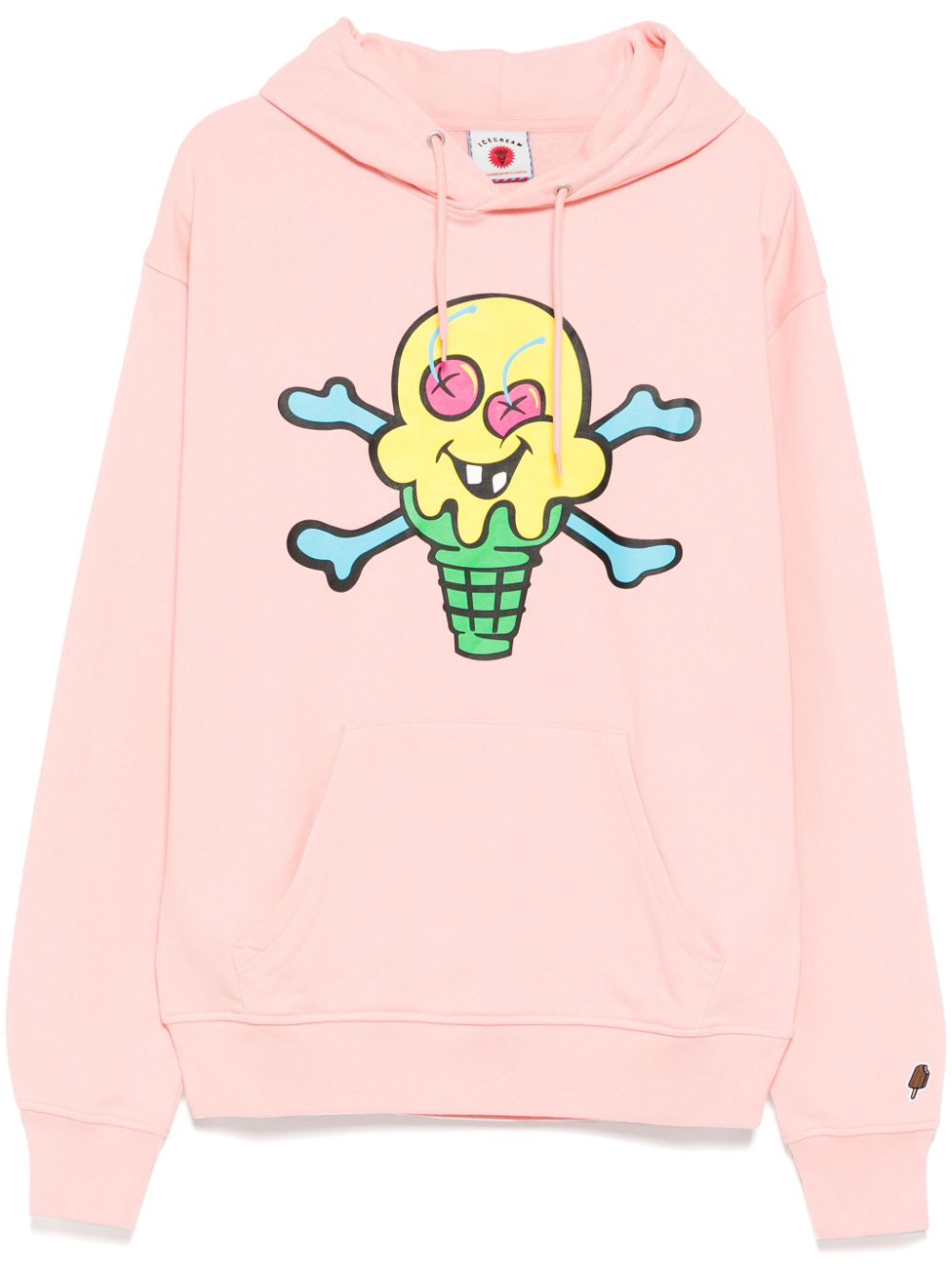 graphic-print hoodie