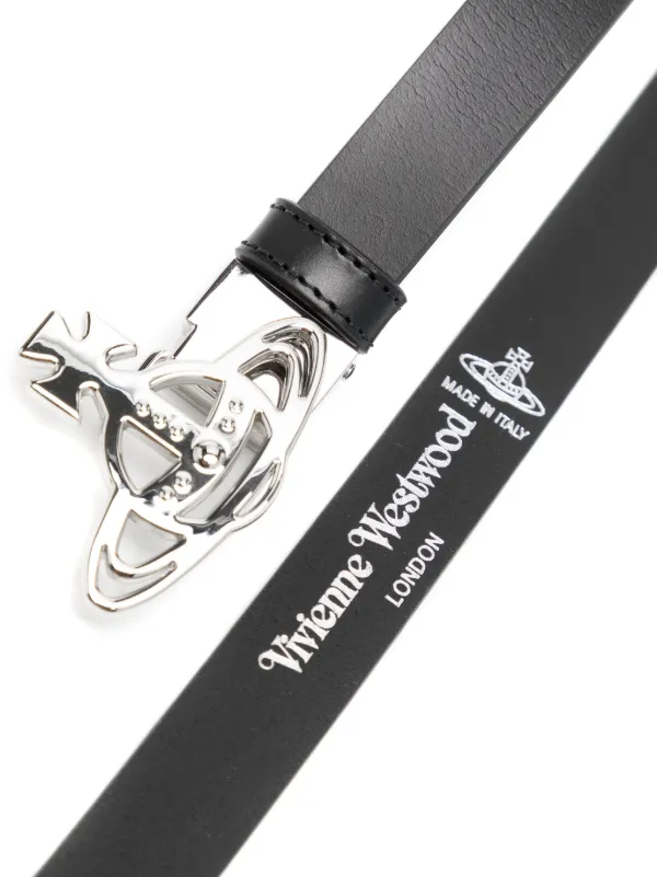Vivienne Westwood LINE ORB BUCKLE ベルト LINE ORB BUCKLE ベルト(ブラック×ゴールド系)（メンズ