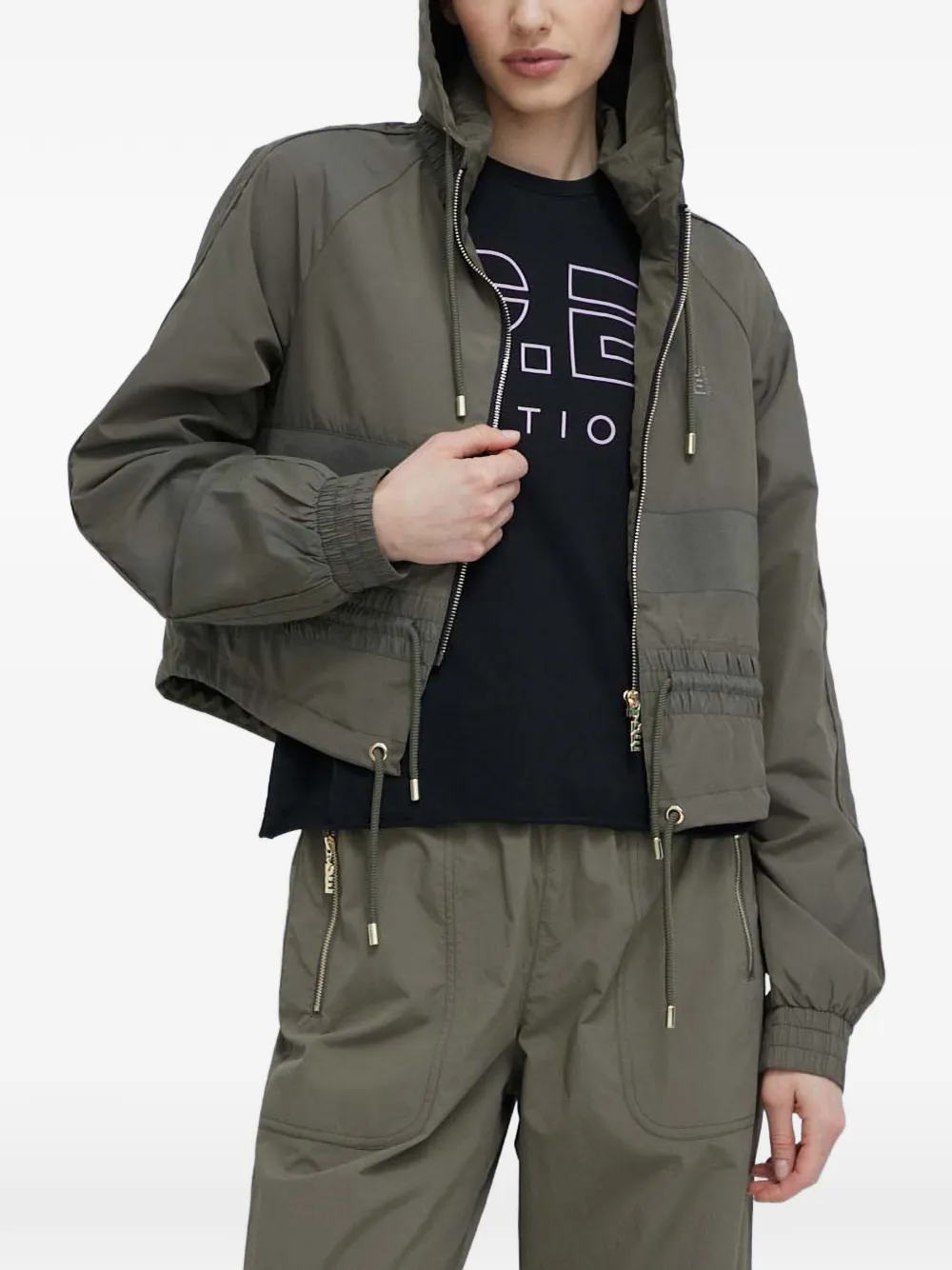 P.E Nation hooded zip jacket - Grün