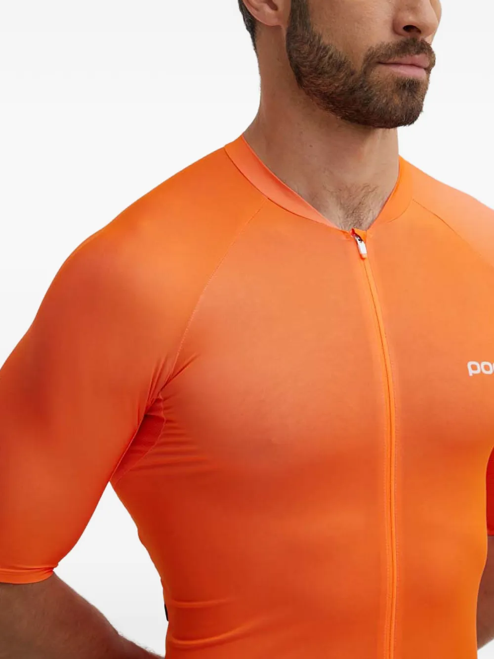 POC T-shirt met rits Oranje