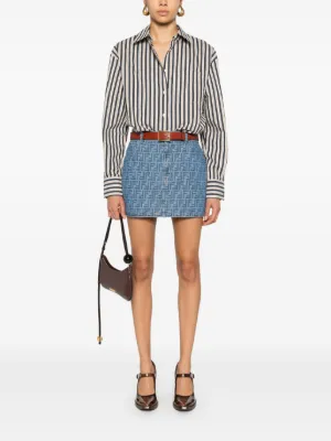 【送料&関税込】Fendi Embroidered Silk Blend Mini Skirt Fendi Embroidered Silk Blend Mini Skirt | eBay