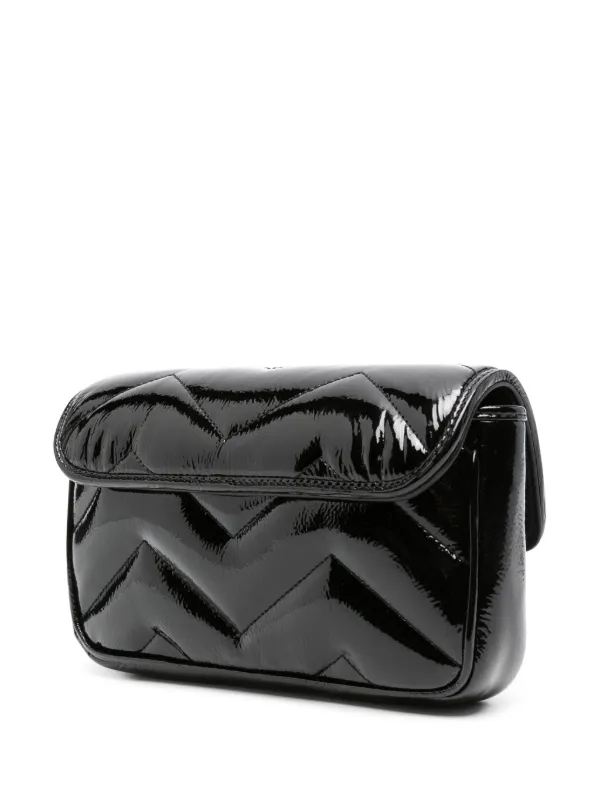 Gucci Small Marmont Crossbody Bag | Black | FARFETCH