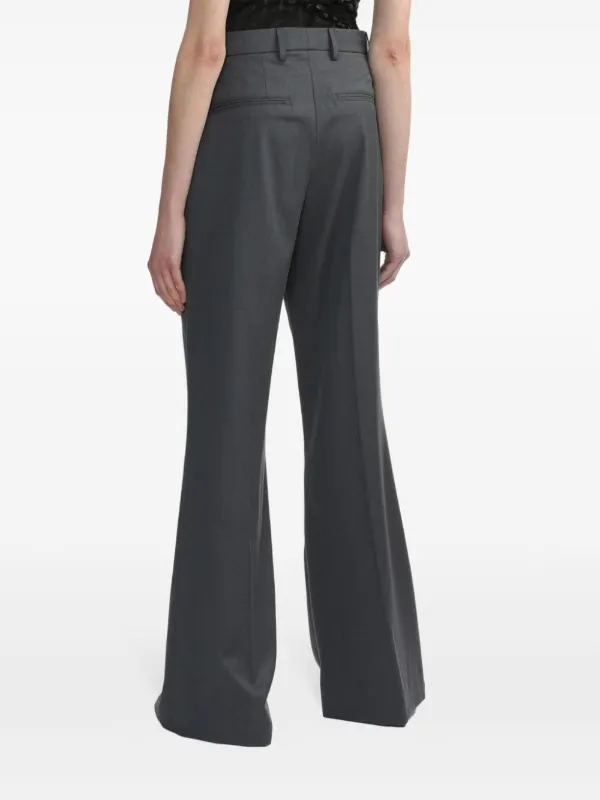 パンツ TAGLIATORE Women Straight Pants PEBONYM50006P1199 GREY REMAIN mid-rise straight-leg Trousers | Grey | FARFETCH