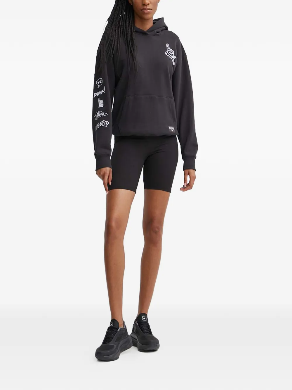 PUMA graphic hoodie - Grijs