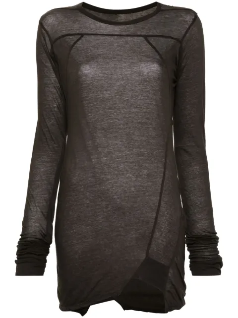 Rick Owens seam-detail cotton T-shirt