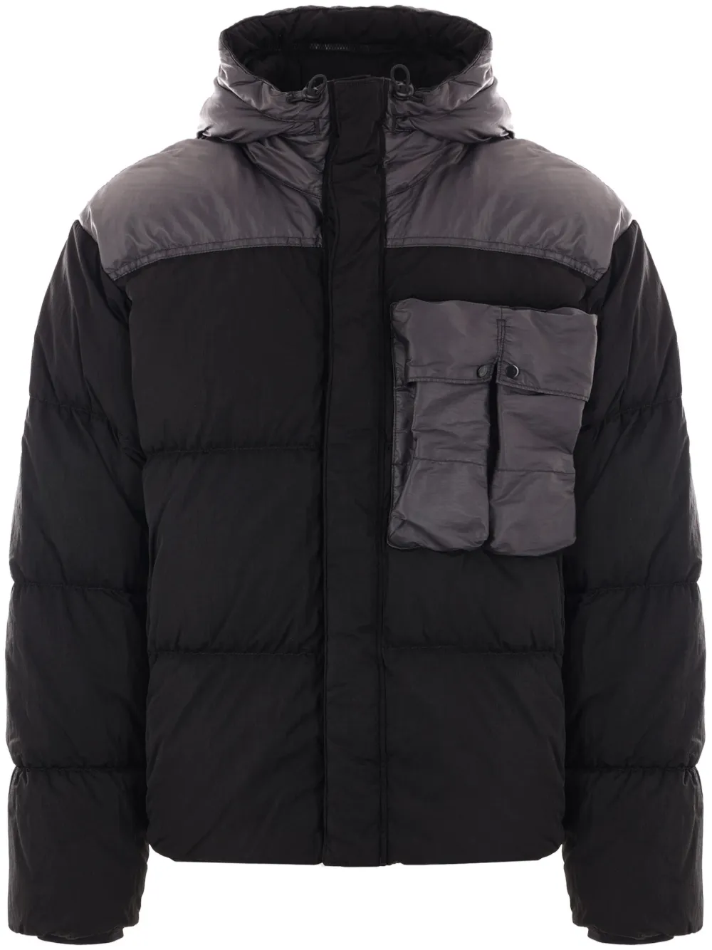 C.p. Company C. P. Company Eco Chrome-r Goggle Down Jacket In Black
