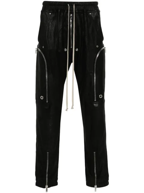 Rick Owens Bauhaus leather cargo trousers