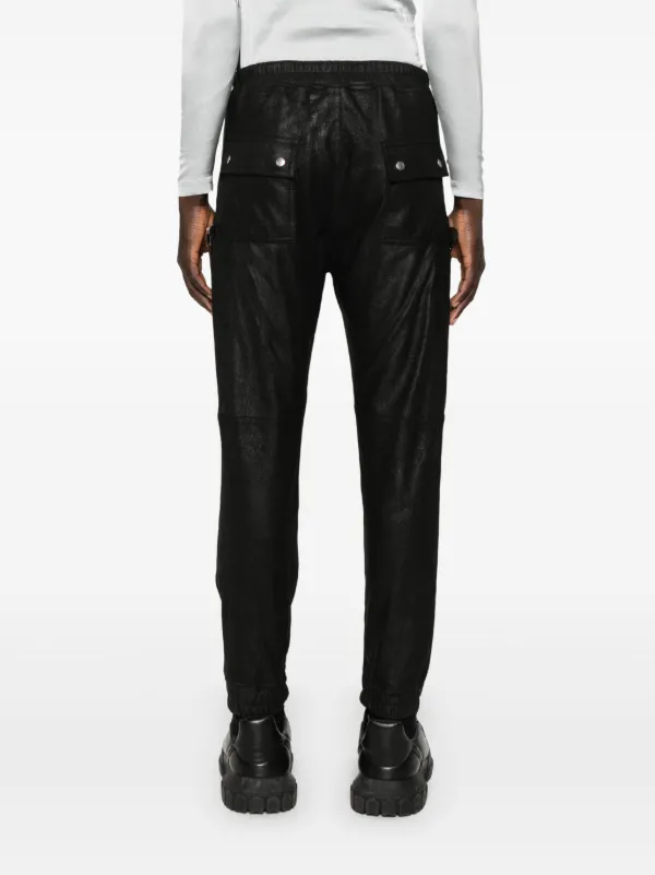 パンツ Rick owens bauhaus leather pants ss24 Rick Owens Bauhaus レザーカーゴパンツ | ブラック | FARFETCH JP