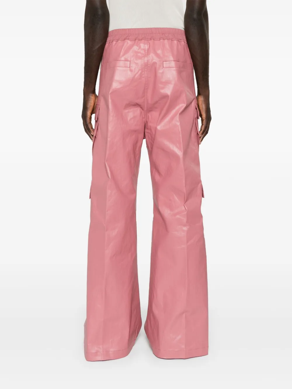 Rick Owens Cargobelas broek met wijde pijpen Roze