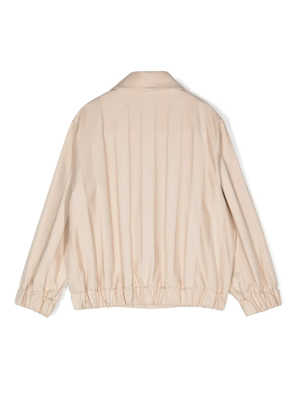 Fendi Kids Bomberjack met FF patroon Beige