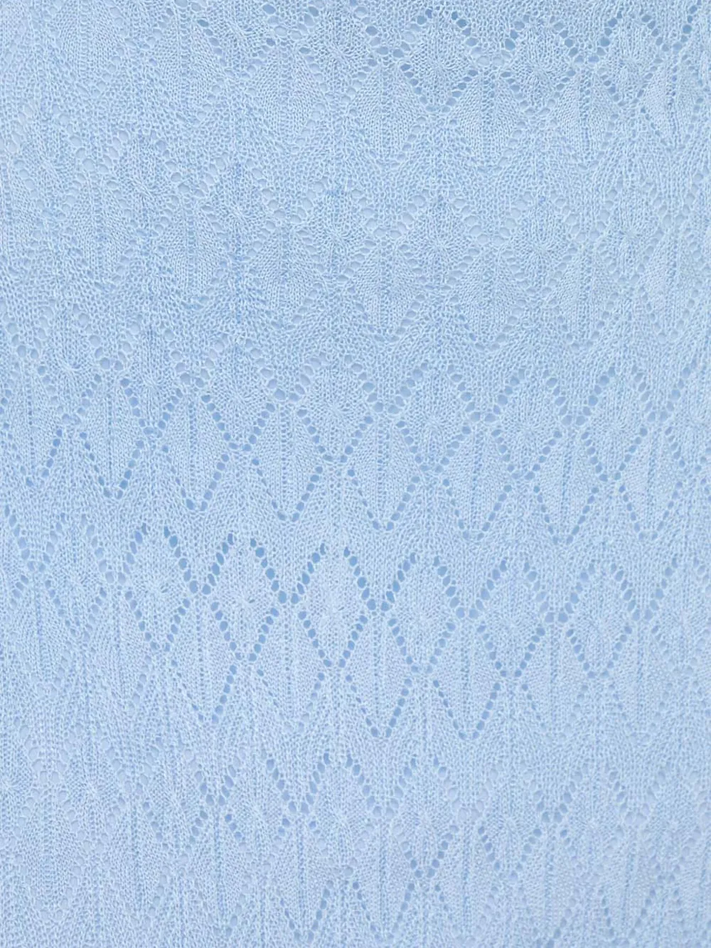 Guess Usa Cut-out Knitted Mini Dress In Blue