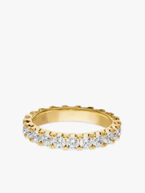 VEYNOU 18kt yellow gold Memory diamond ring