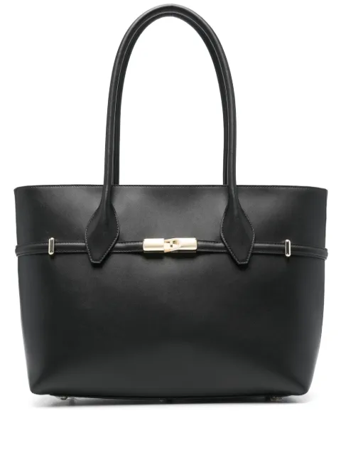 Furla logo-buckle tote bag