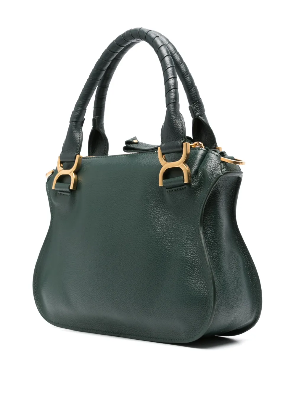 Chloé Marcie leren shopper Groen