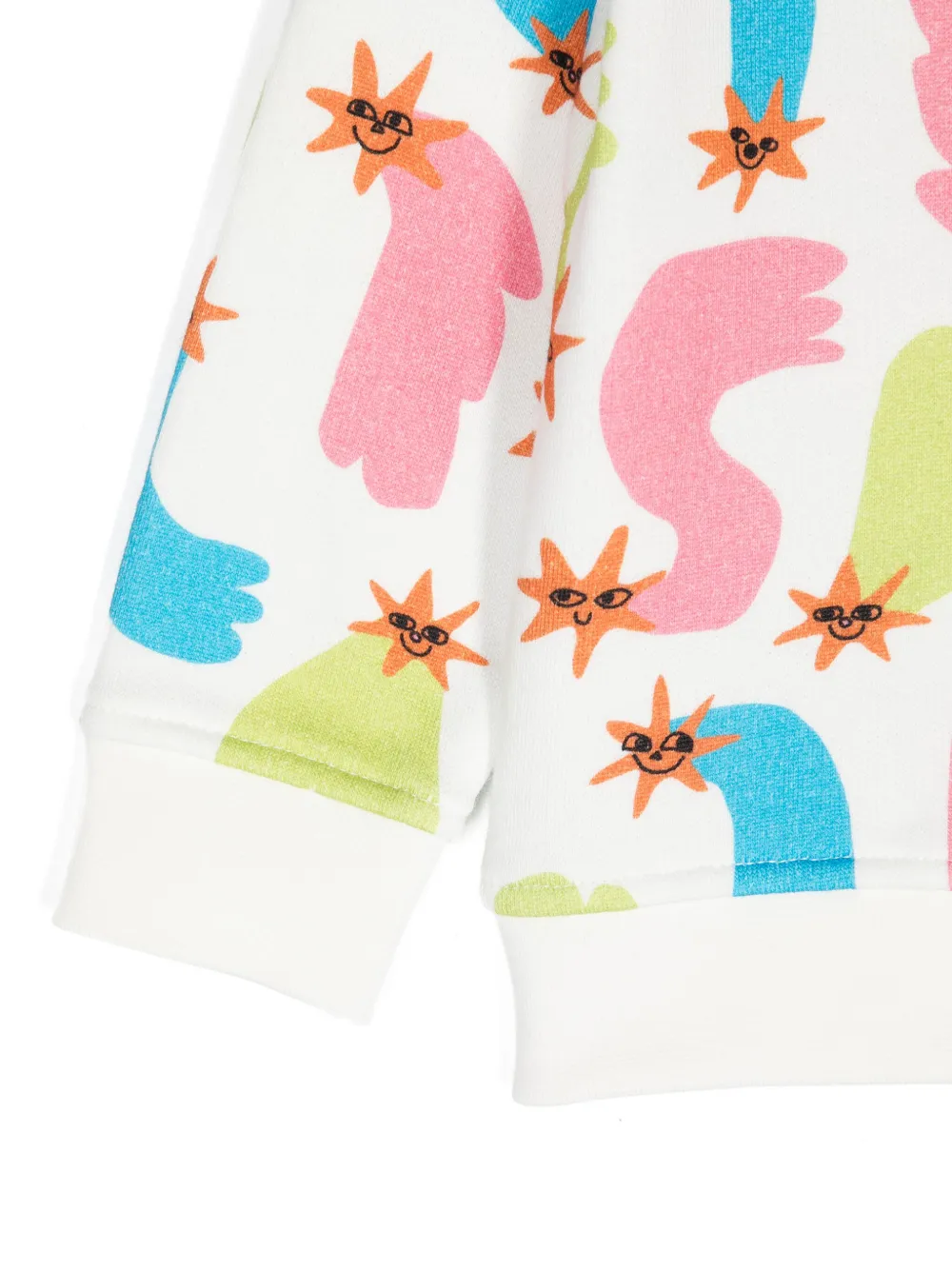 Stella McCartney Kids Sweater met geometrische print Wit