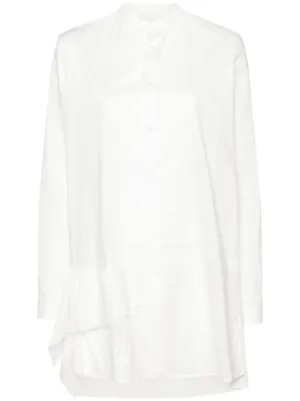 Sacai プリーツディテール シャツ | ホワイト | FARFETCH JP