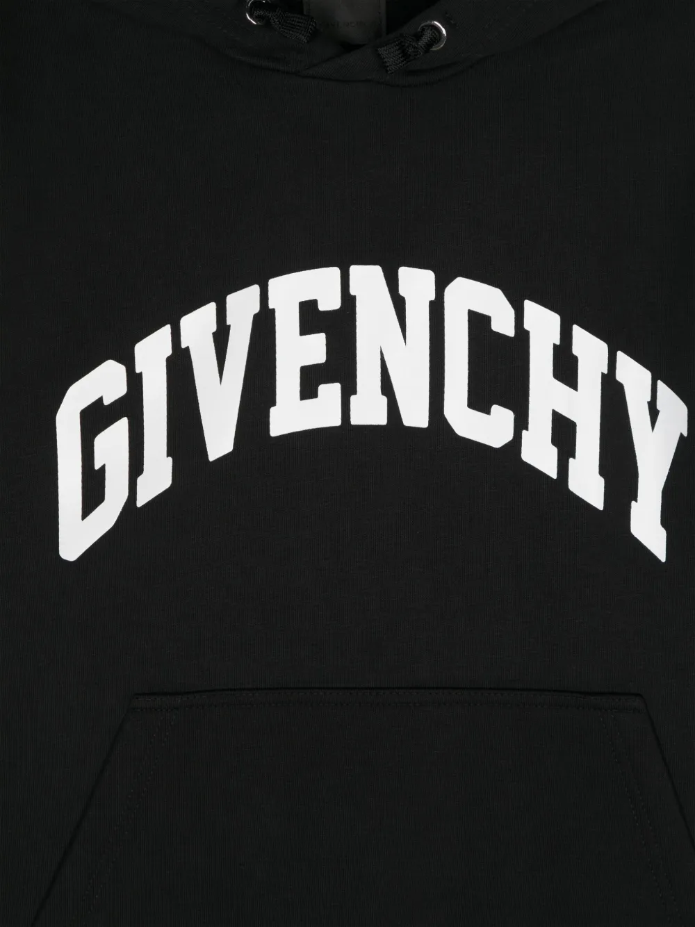 Givenchy Kids Hoodie met logoprint Zwart