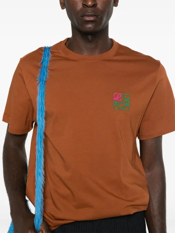 LOEWE アナグラム Tシャツ | ブラウン | FARFETCH JP