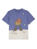 Stella McCartney Kids Cosmic Cowboy cotton T-shirt - Blue