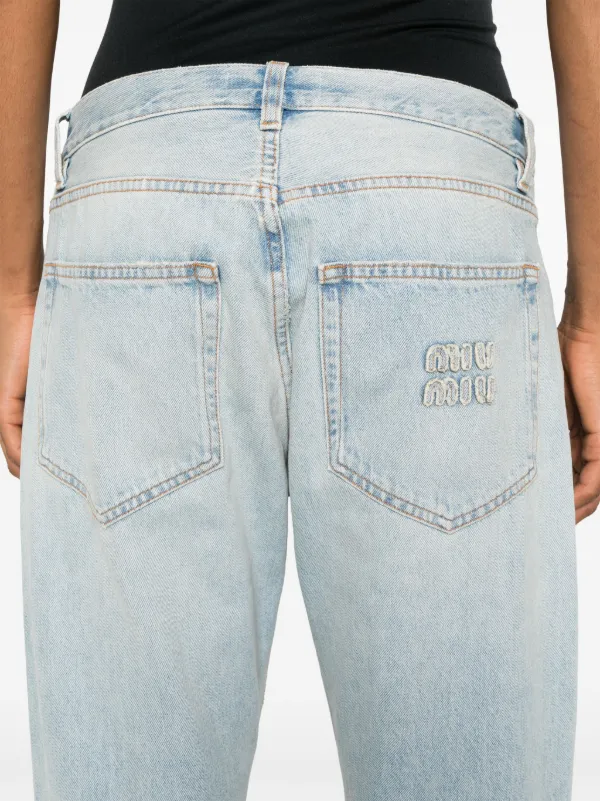 Miu Miu straight-leg Jeans | Blue | FARFETCH UK Miu Miu straight-leg Jeans | Blue | FARFETCH UK
