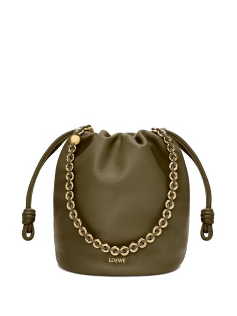 LOEWE Flamenco leather bucket bag Women