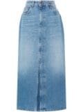 TWINSET denim midi skirt - Blue