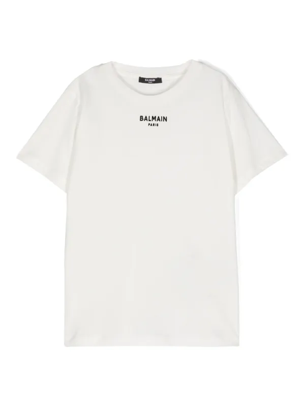 Balmain Kids ロゴ Tシャツ | ホワイト | FARFETCH JP