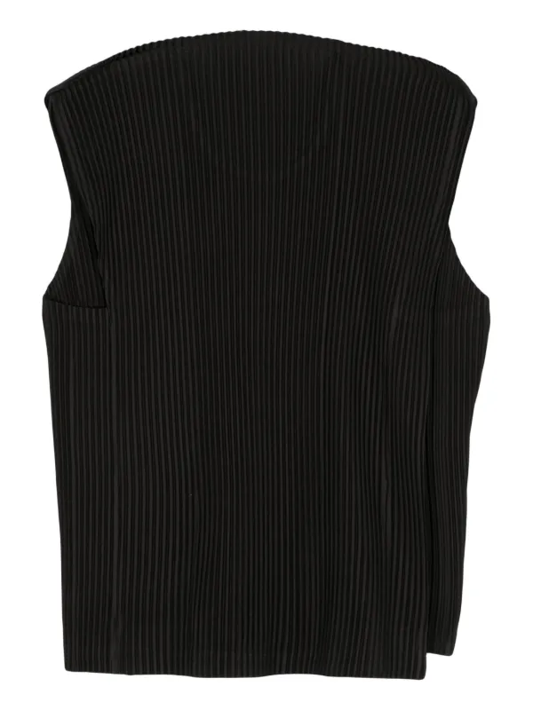 Homme Plissé Issey Miyake Rectangle plissé-effect Top