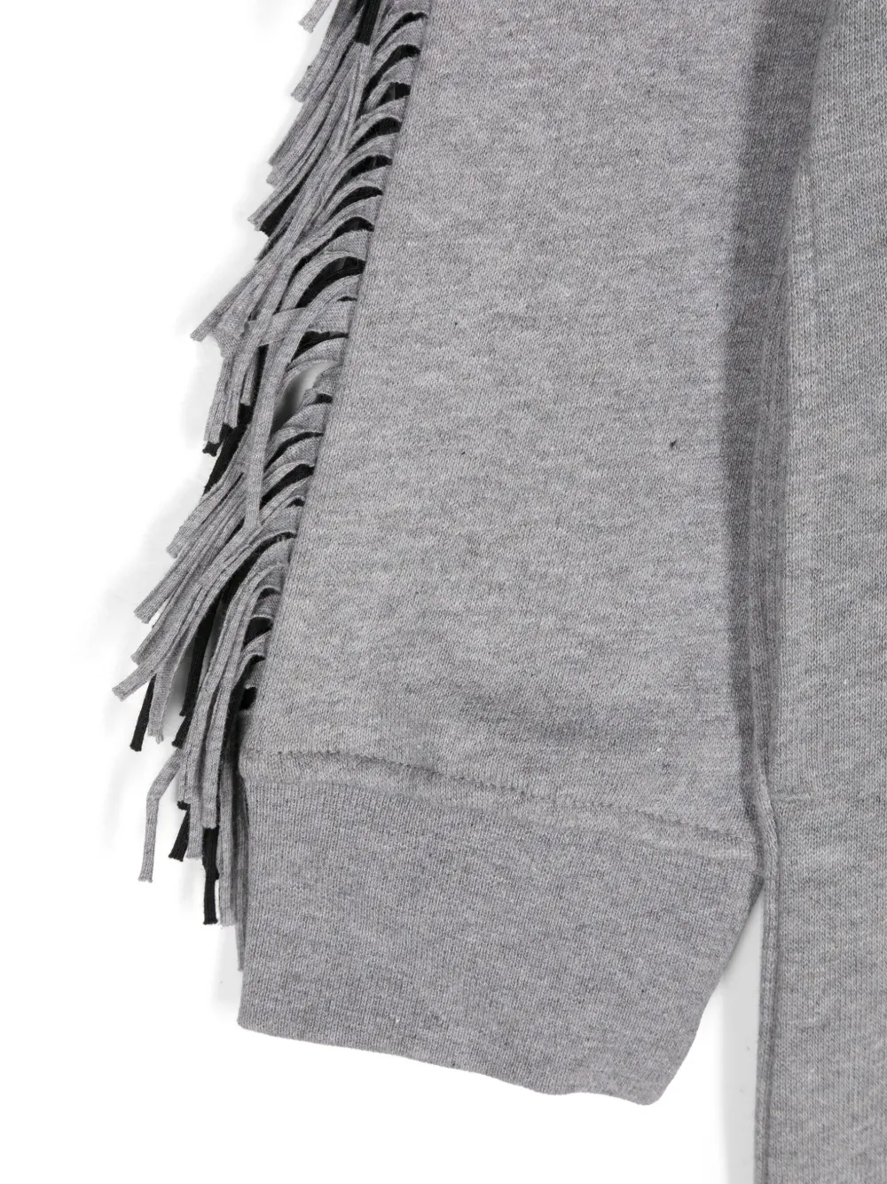 Stella McCartney Kids Sweater met franje Grijs