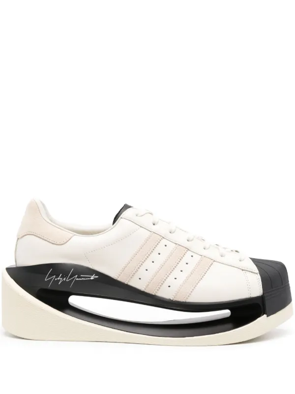 Y-3 Gendo Superstar Leather Sneakers | White | FARFETCH Y-3 Gendo Superstar Leather Sneakers | White | FARFETCH