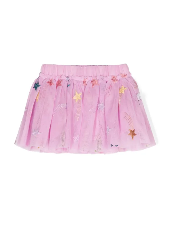 Stella McCartney Kids star embroidered Tulle Skirt Farfetch