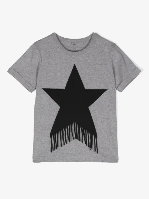 Stella McCartney Kids playera Fringed Star