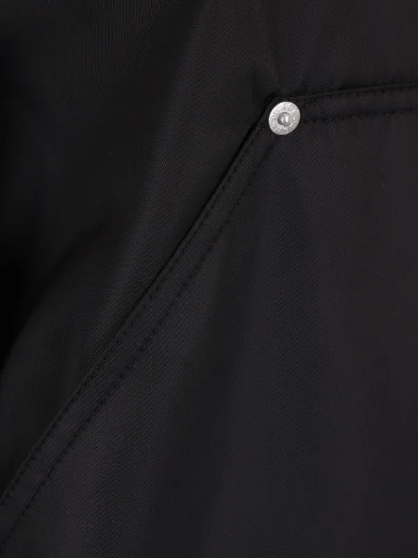 Prada Re-Nylon triangle-logo Hooded Jacket | Black | FARFETCH