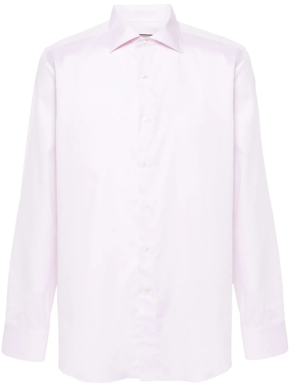 Canali jacquard shirt | Pink | Image 1