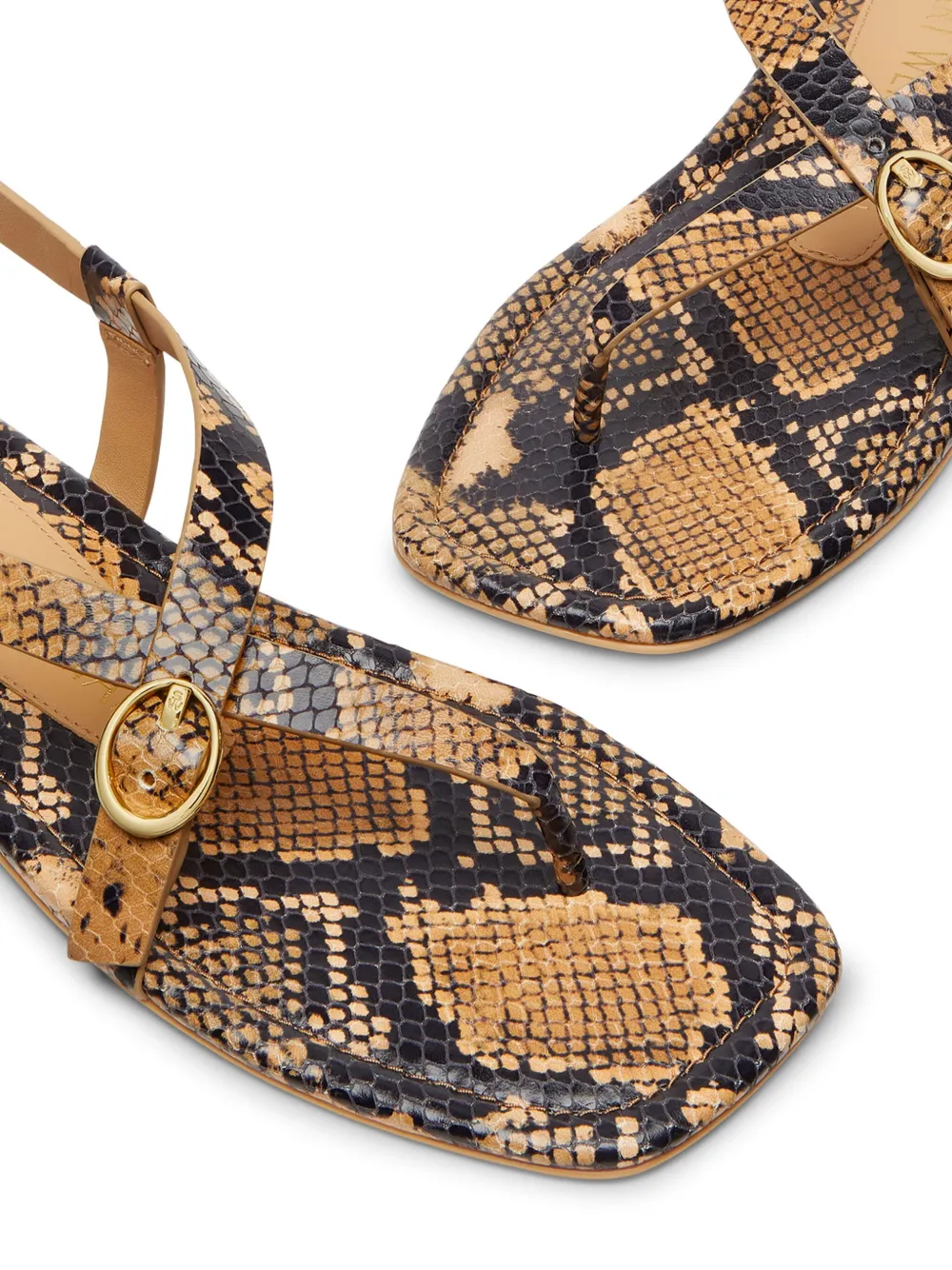 Stuart Weitzman Benni leather sandals Neutrals