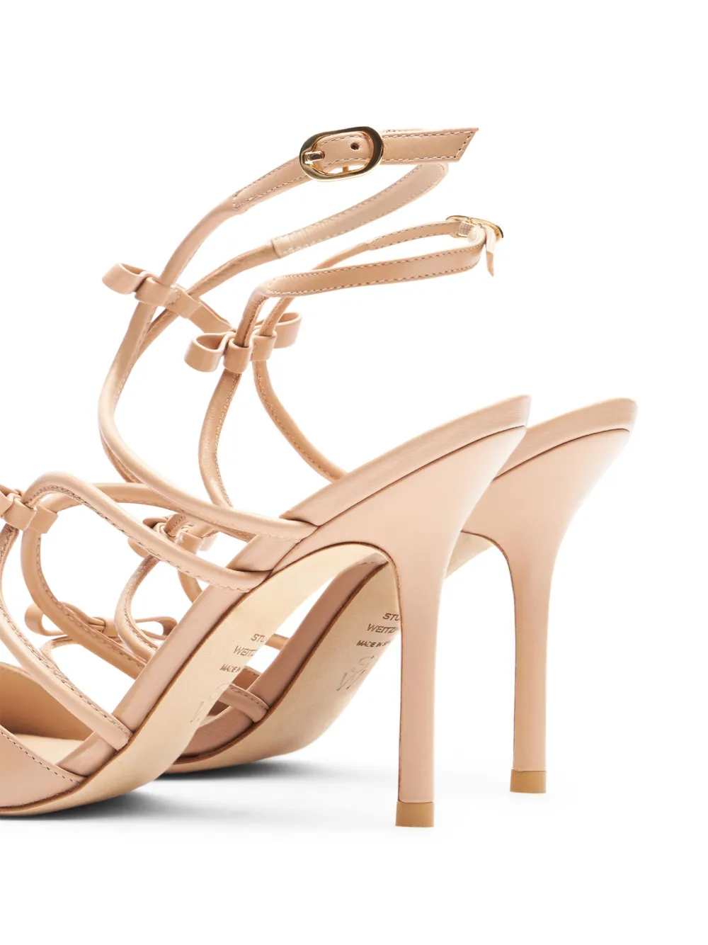 Stuart Weitzman 100mm Tully sandals Neutrals