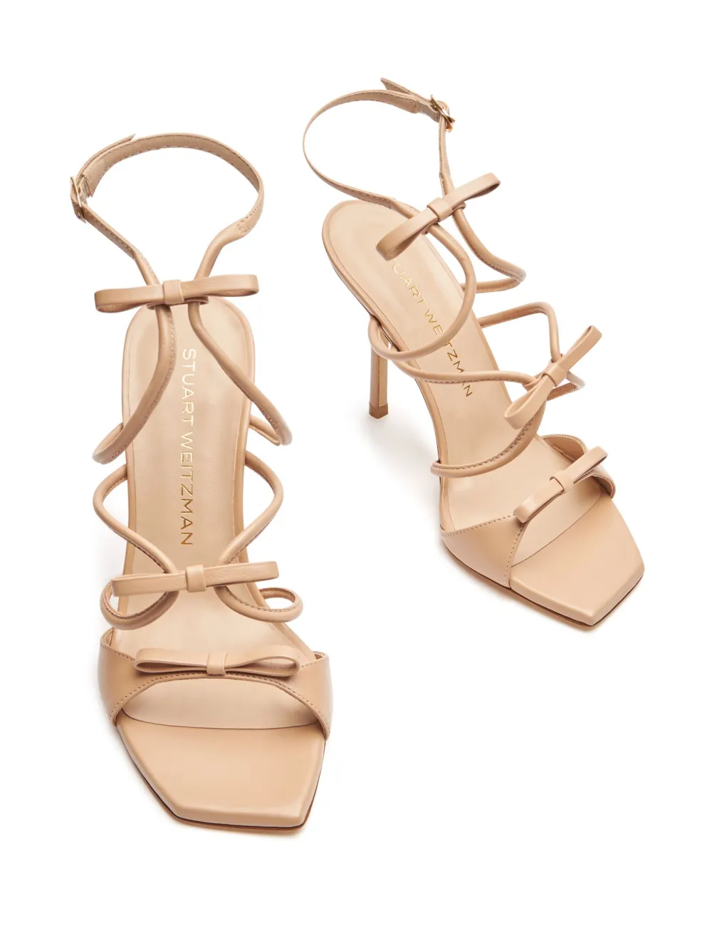 Stuart Weitzman 100mm Tully sandals Neutrals