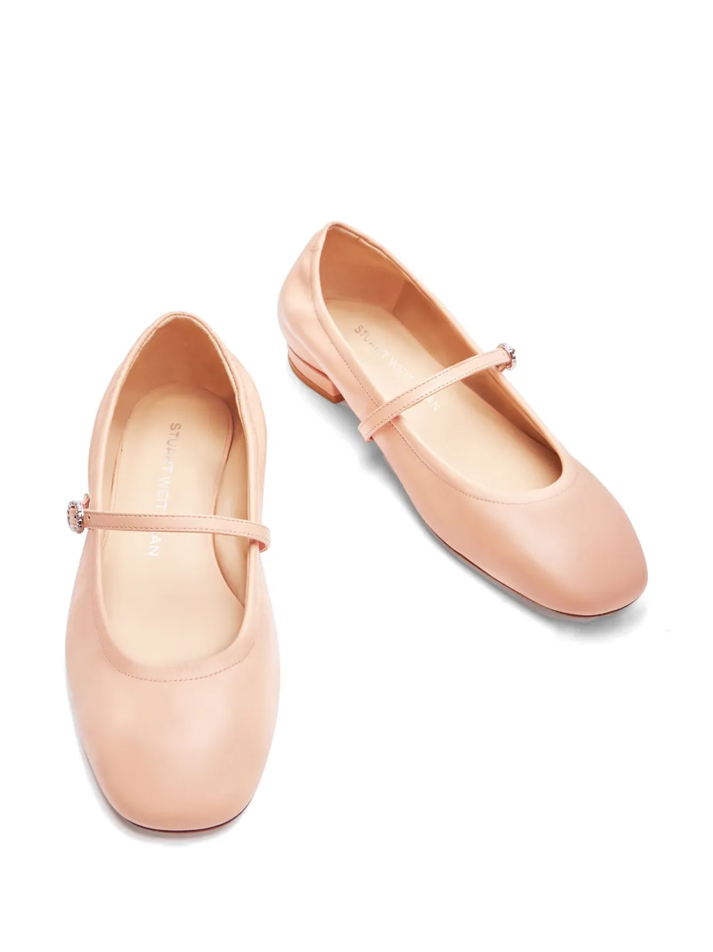 Stuart Weitzman Goldie ballerina shoes Neutrals