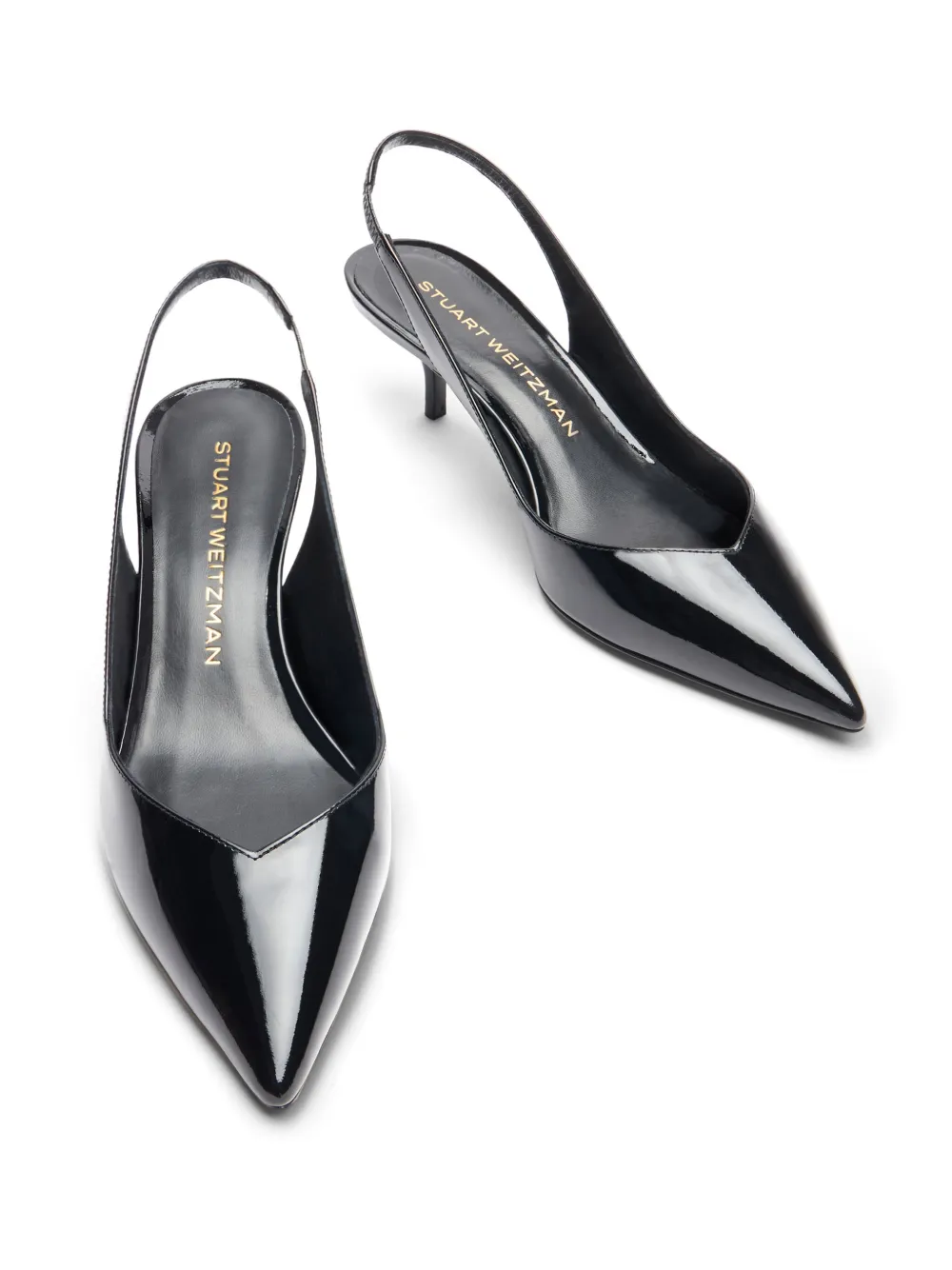 Stuart Weitzman Eva 50 mm pumps Zwart