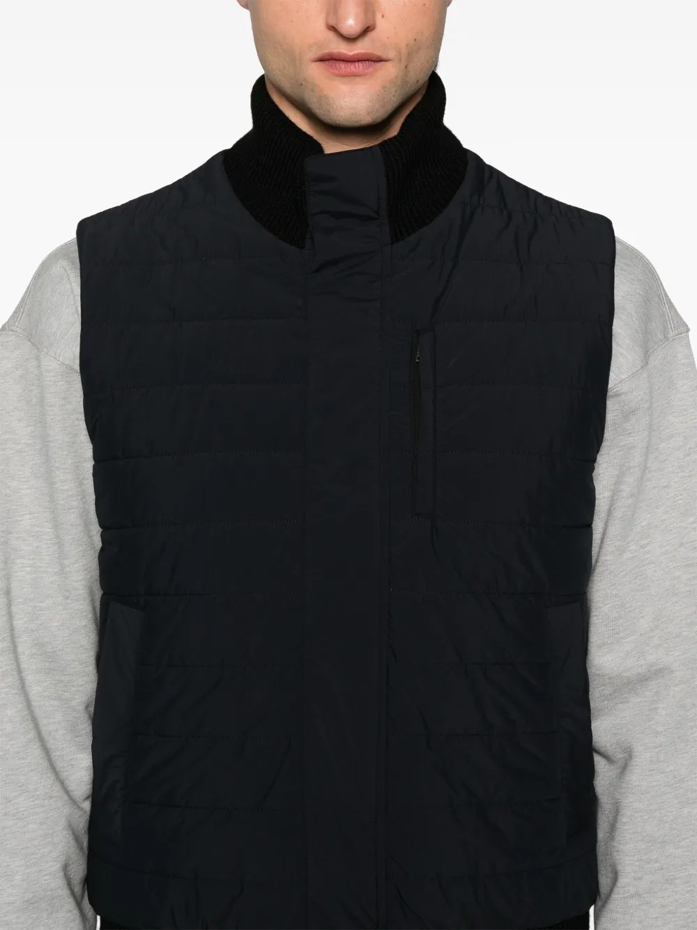 Herno Bodywarmer met rits Zwart