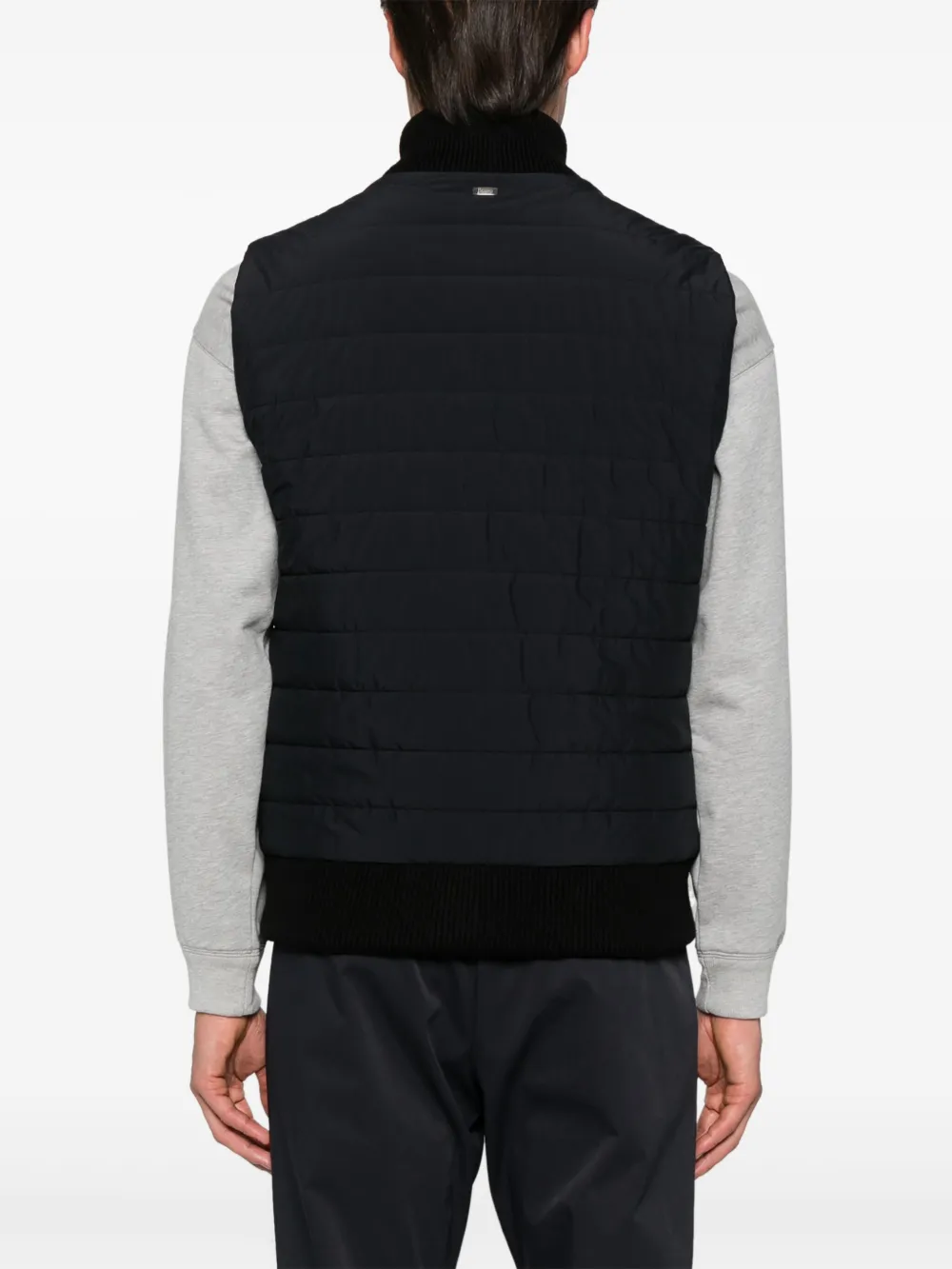Herno Bodywarmer met rits Zwart