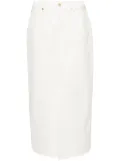 7 For All Mankind Kellie denim skirt - White